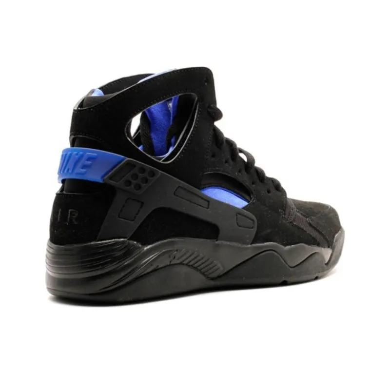 Nike Air Flight Huarache Black Lyon Blue 2015-3