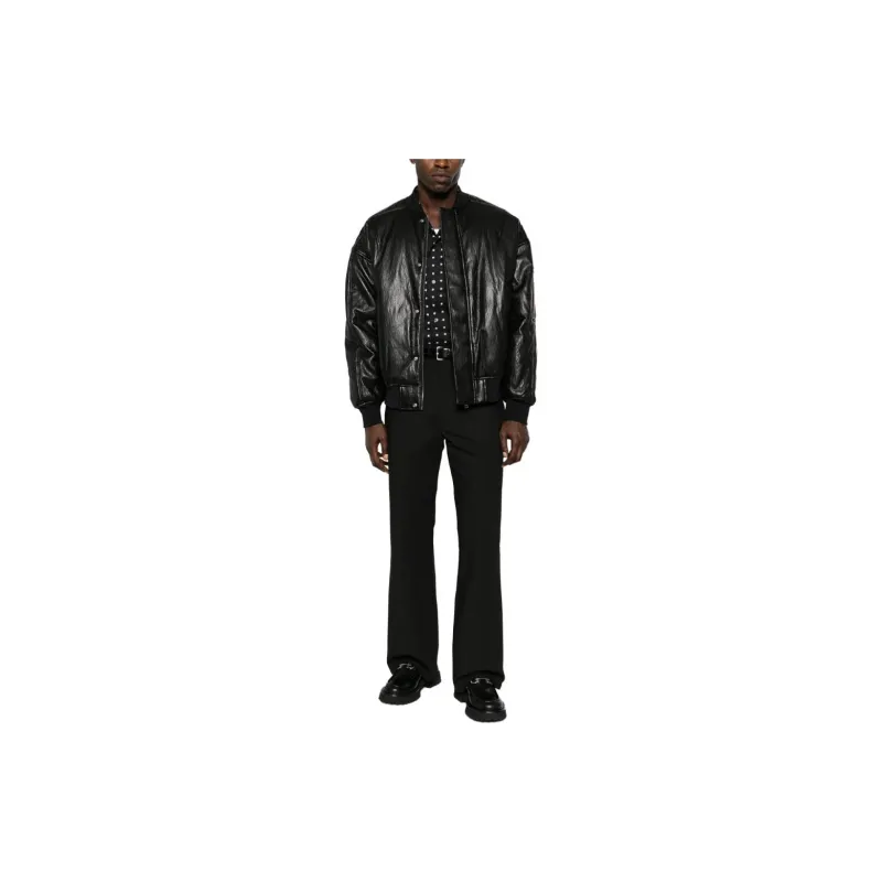 Patrizia Pepe Coated Oversized Bomber Jacket-1