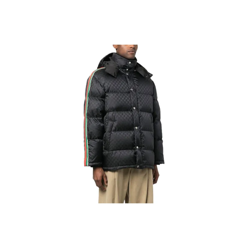 GUCCI Jumbo Gg Hooded Jacket-3