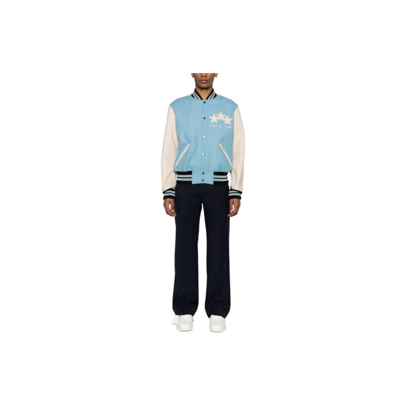 AMIRI Oversized Stars Varsity Jacket-3
