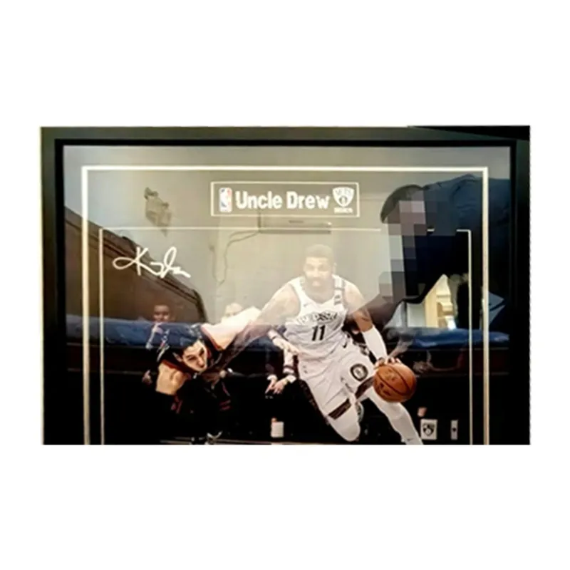 Yi Shot Basketball Fan Supplies Includes Panini Certificate Framed For Collecting White Unisex-3