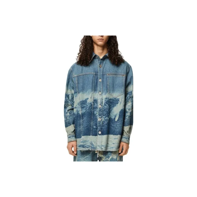 LOEWE X Paula's Ibiza Surf print Shirt-2