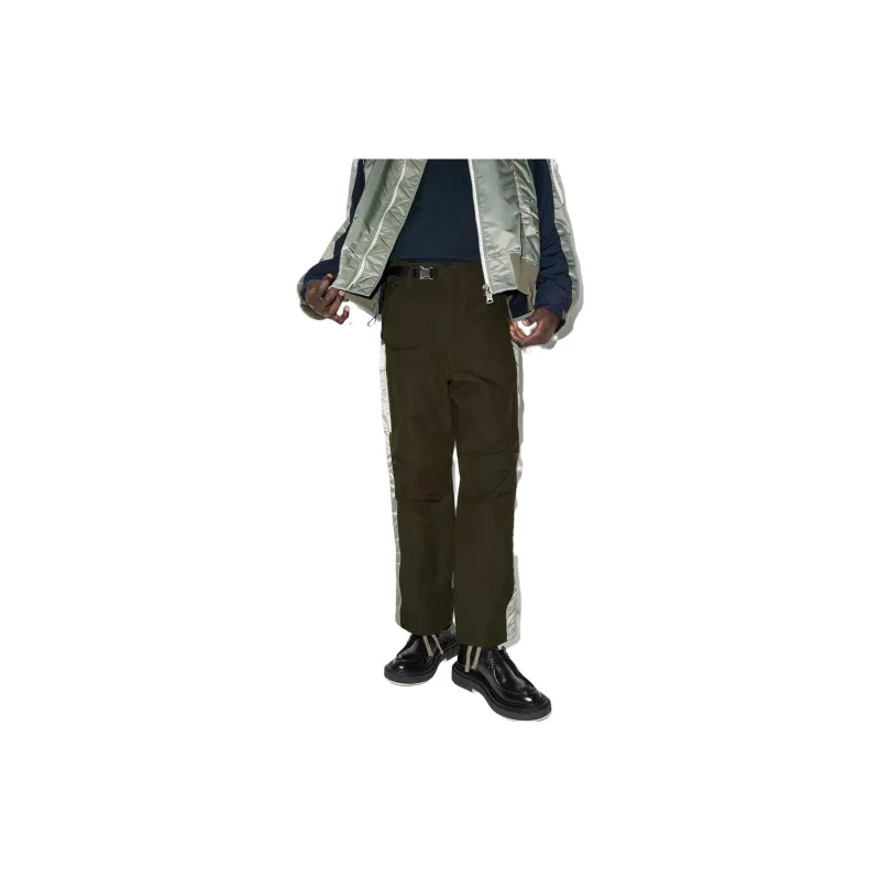 Sacai Belted Cargo-style Trousers-1