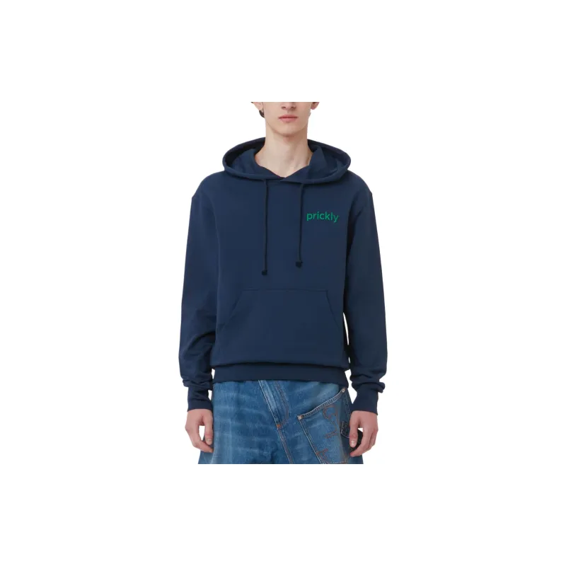 JW Anderson Prickly Slogan print Hoodie-1