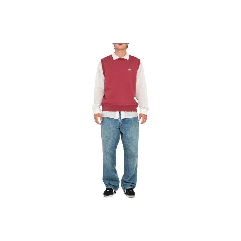 Stussy Stock Fleece Vest-7