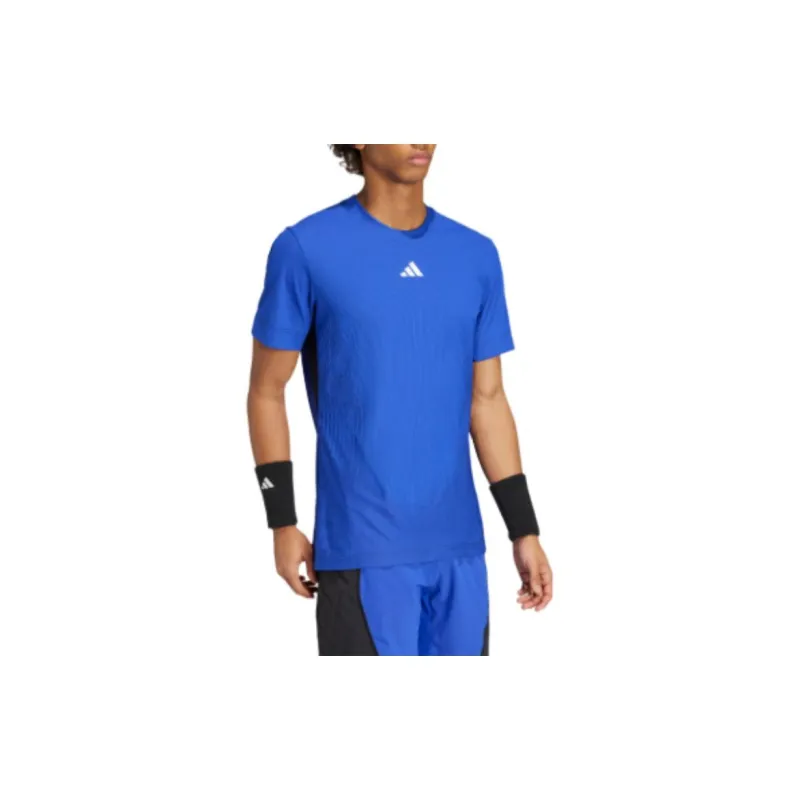 Adidas Airchill T Shirt Men's Bright Blue/Black-1