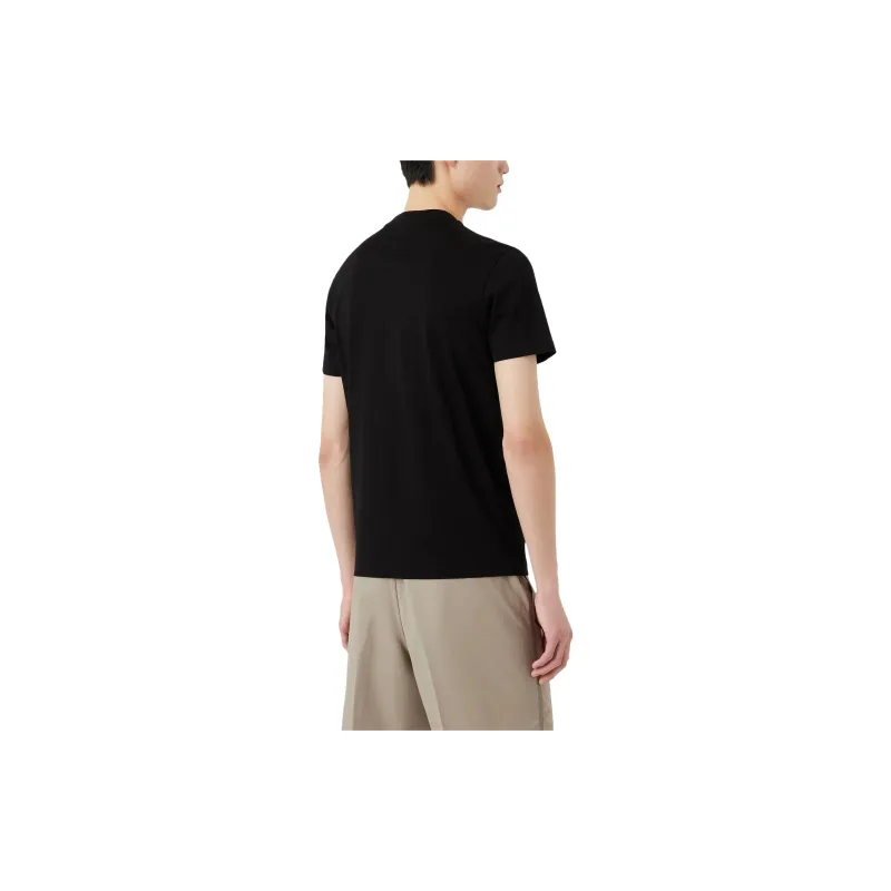 EMPORIO ARMANI Jersey T shirt With Jacquard Logo-2