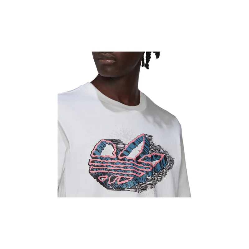 Adidas Originals Rekive SpeedTrefoil Graphic T-Shirt Men's White-4