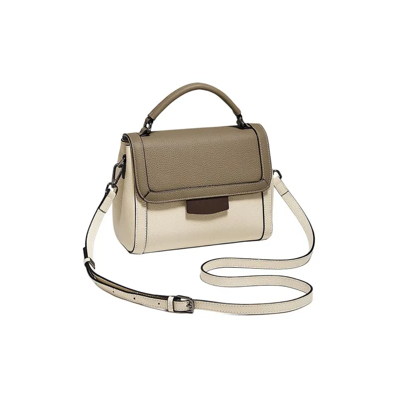 Marino Orlandi Cow Leather Bonded Synthetic Leather Shoulder Bag Handbag Crossbody Bag Medium Size Women's Multicolor-9