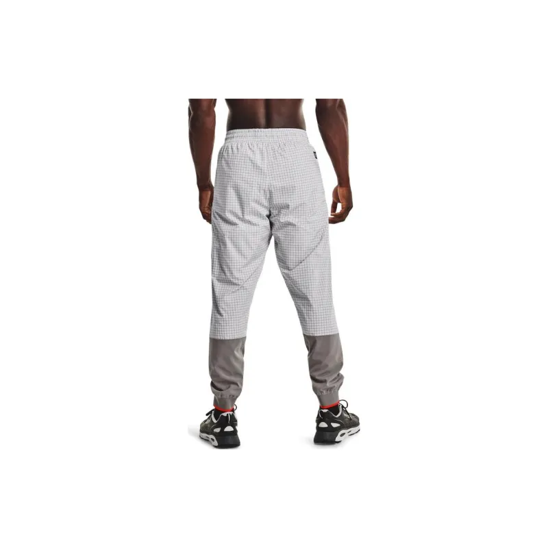 Under Armour Woven Collection SS22 Knitted Sweatpants Men's White-4