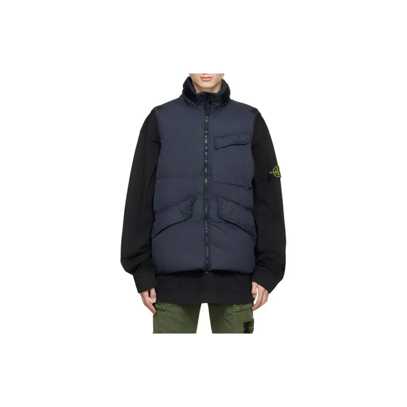 STONE ISLAND G0123 Garment Dyed Crinkle Reps R NY Down Gilet-2