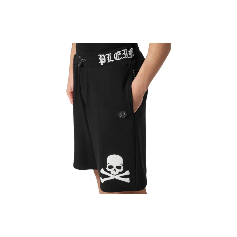 PHILIPP PLEIN Graphic print Track Shorts-4