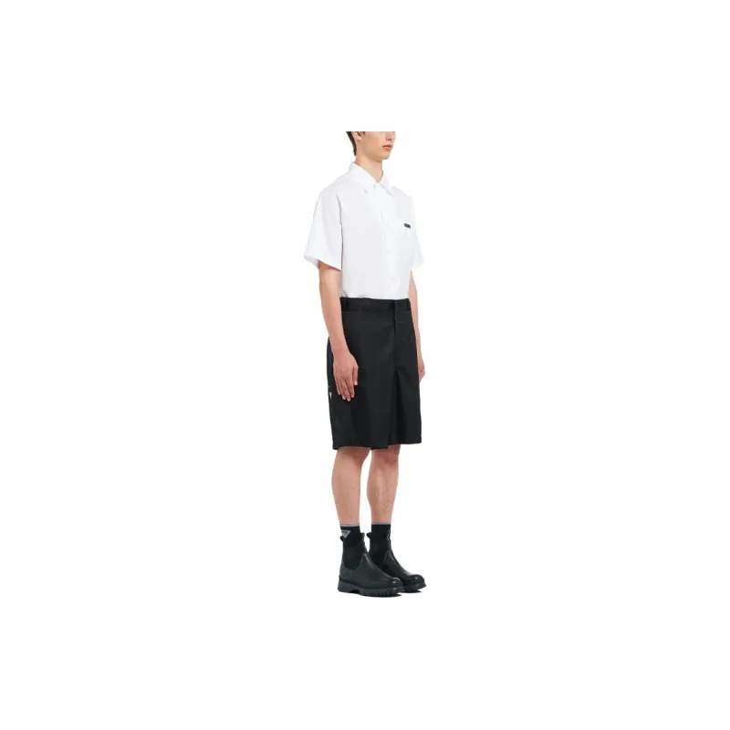 PRADA Casual Shorts Men Black-3