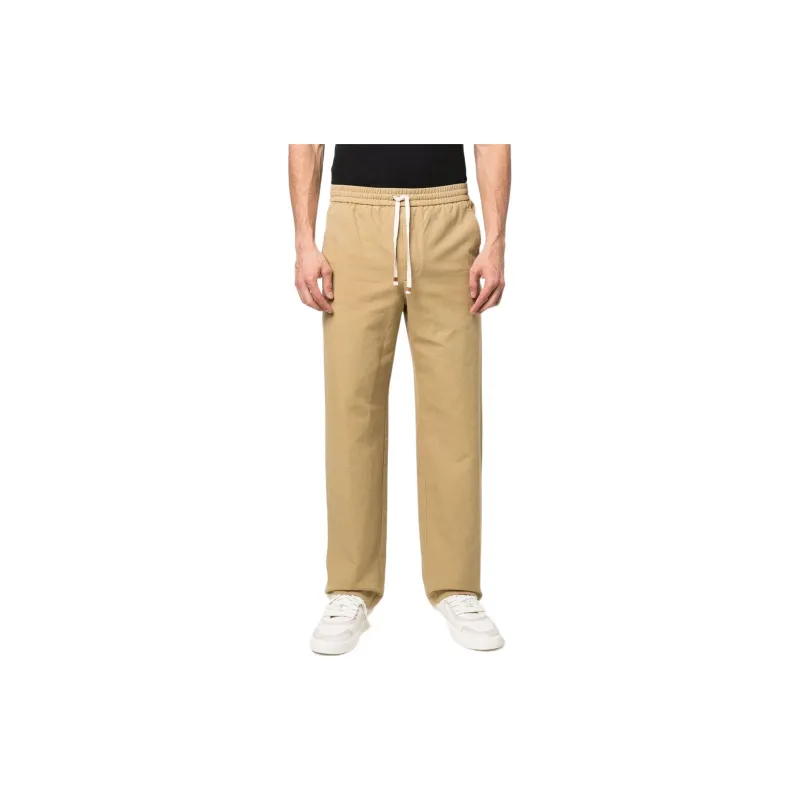 GUCCI Logo print Straight leg Trousers-1