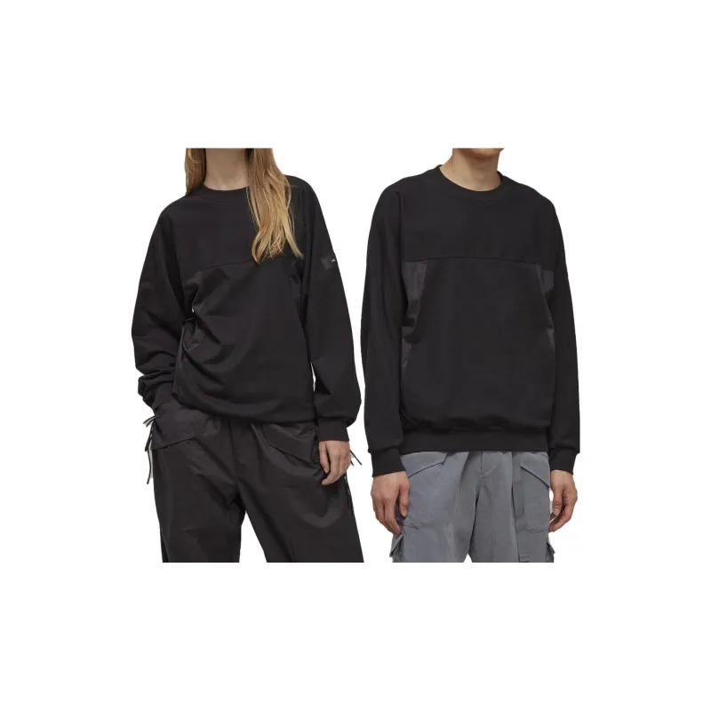 Y-3 Logo Patch Crew Neck Sweatshirt-4