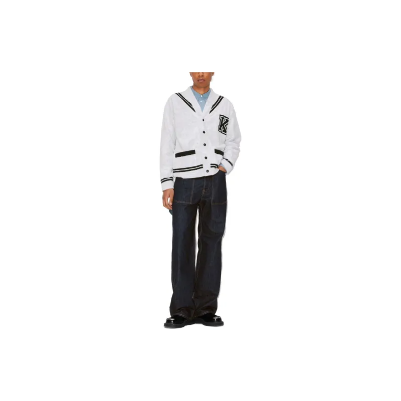 KENZO Sweaters Men Gray White-1
