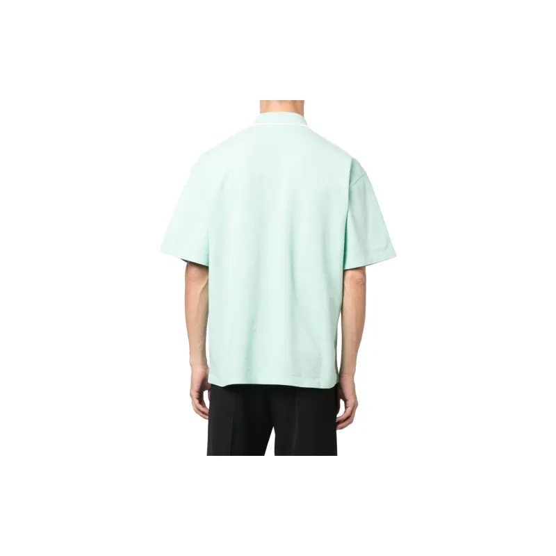 Maison Kitsune Polo Shirts Men Mint Green-2
