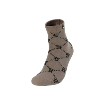 FILA Mid Calf Socks Women's 1 Pack Wheat Camel Khaki