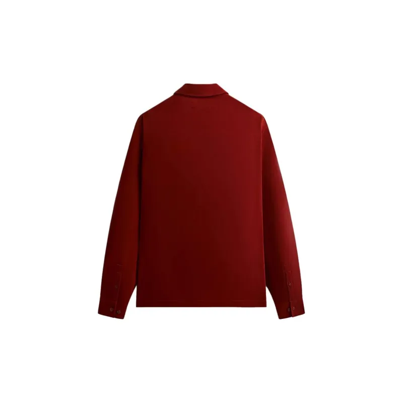 KITH Sueded Sateen Boxy Collared Overshirt-1
