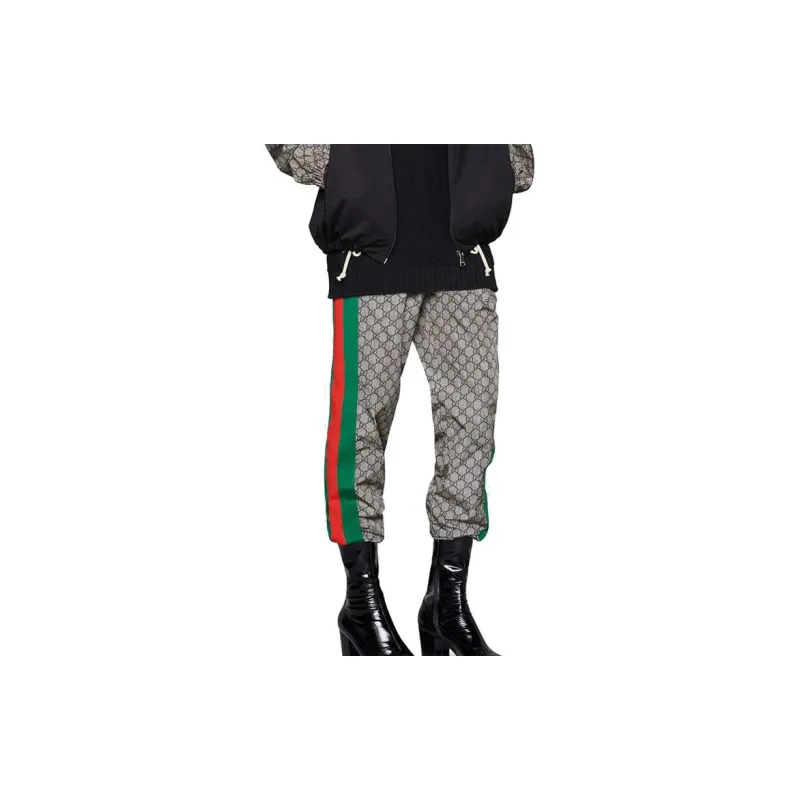 GUCCI Knitted Sweatpants Men's Multicolor-3