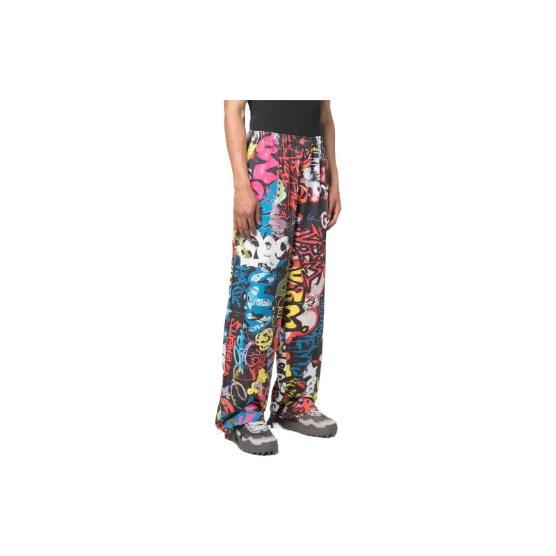 Vetements Graffiti Pyjama Pants-3