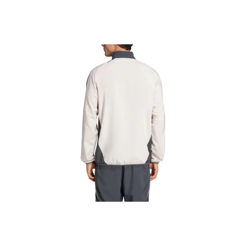 Adidas Real MadridTiro 24 Competition Presentation Track Top Jackets Coats Men's Light Purple / Gray / Charcoal Gray-4