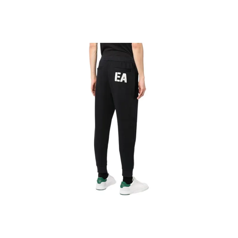 EMPORIO ARMANI Knitted Sweatpants Men Marine Blue-4