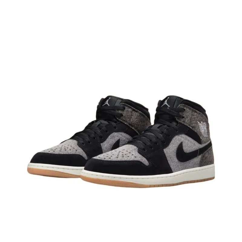Air Jordan 1 Mid Se 'Black Denim'-2