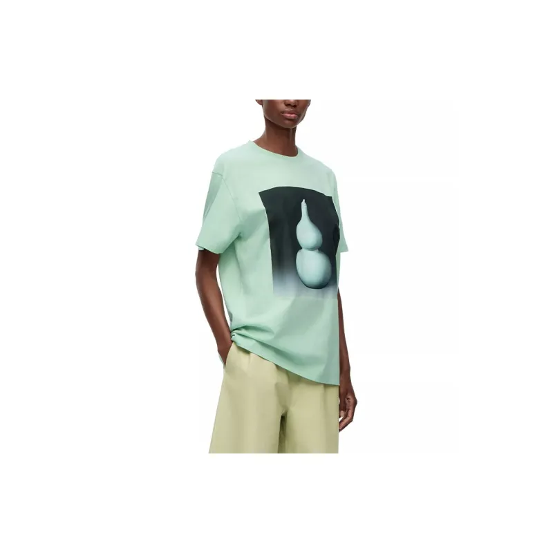 LOEWE SS23 T Shirt Unisex Green-2