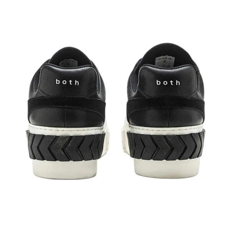 Both Tyres Platform Low Top Skateboard Shoes Unisex Black-5
