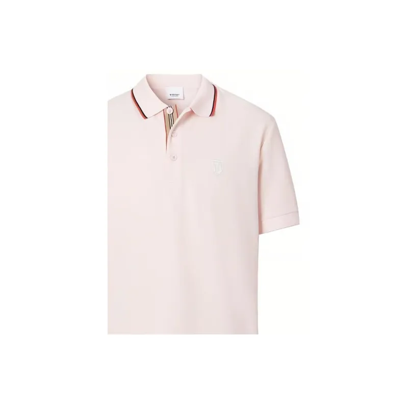 Burberry Polo Shirts Men Pink-4