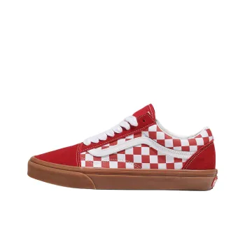 Old Skool Vans 'Fat Lace Checkered Red'