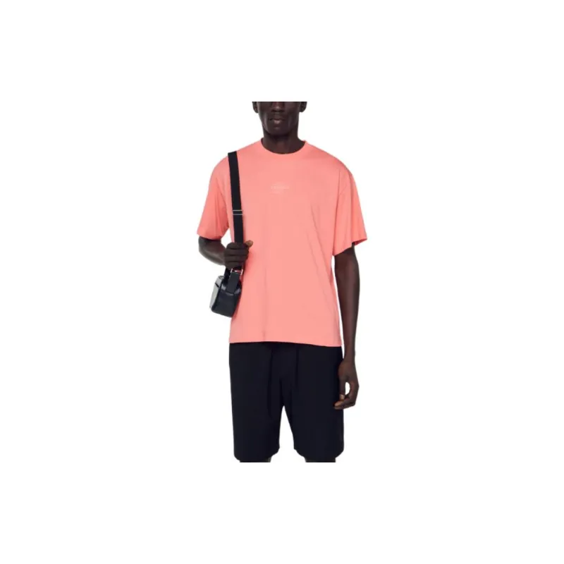Sandro T-Shirts Men Pink-1