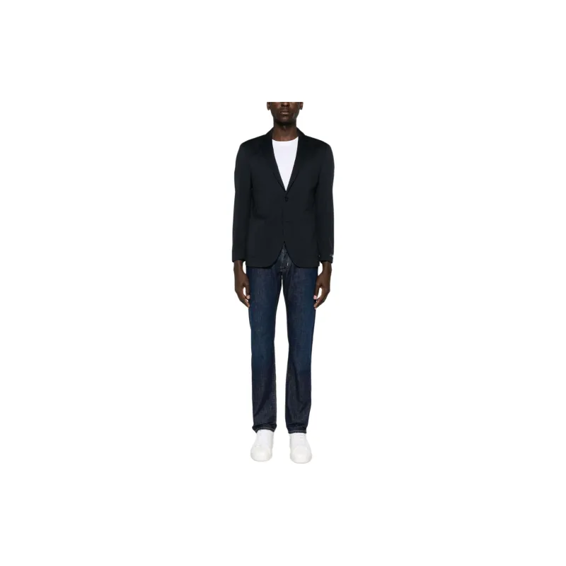 JACOB COHEN Nick Logo Patch Mid Rise Jeans-1