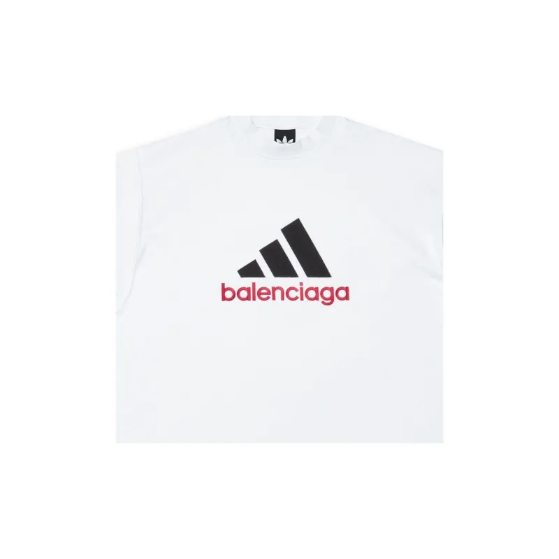 Balenciaga x adidas T Shirt Oversized White Unisex -6