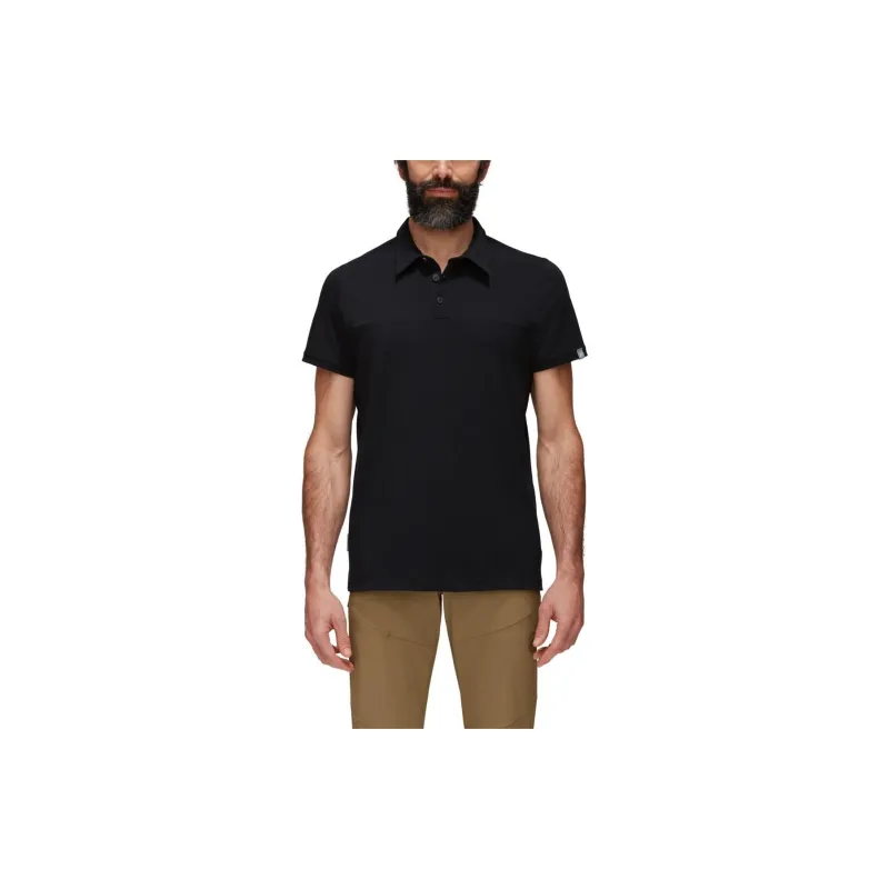 MAMMUT Trovat Polo Shirts Men Black-1