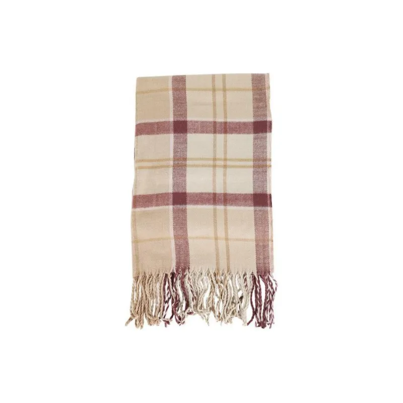 BARBOUR Dover Beanie & Hailes Fringed Scarf-2