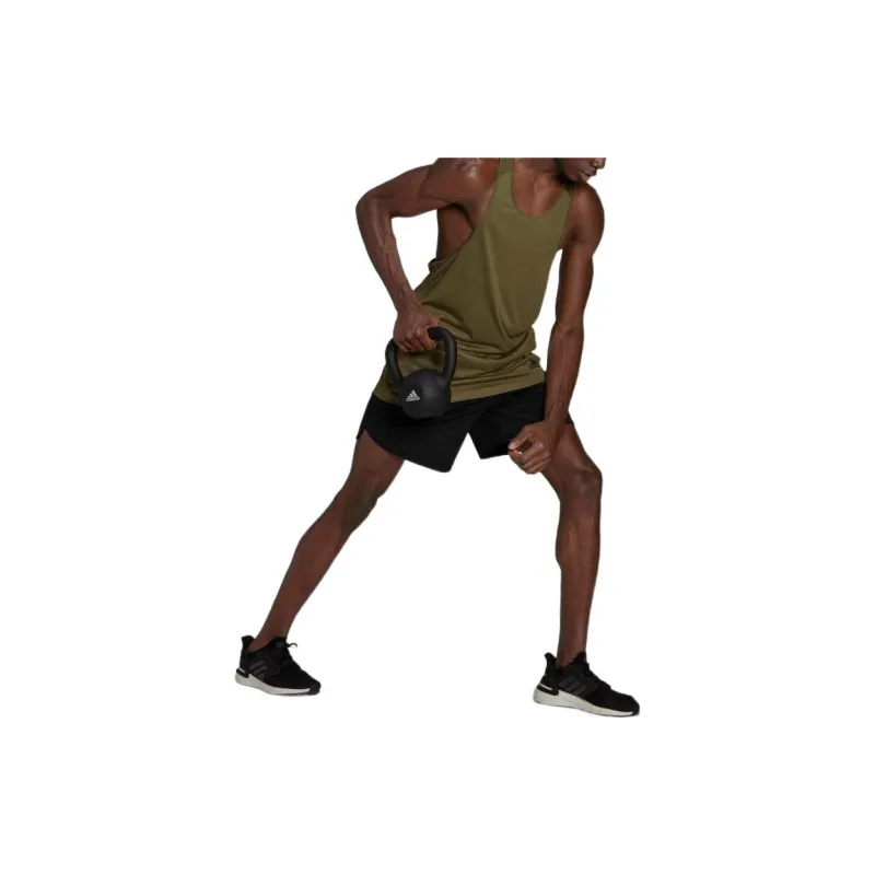 Adidas Tank Tops Men Olive Green-4