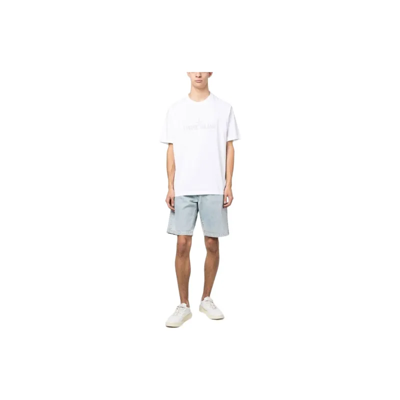 STONE ISLAND SS23 T Shirt Men's White-1