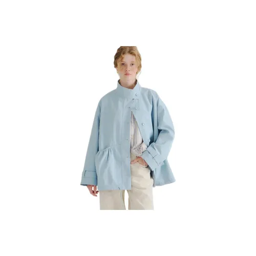 Artka Trench Coats Women's Light Blue