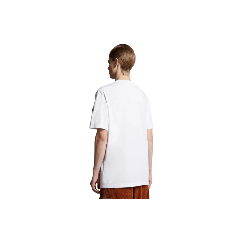 Moncler T Shirts Men White-2