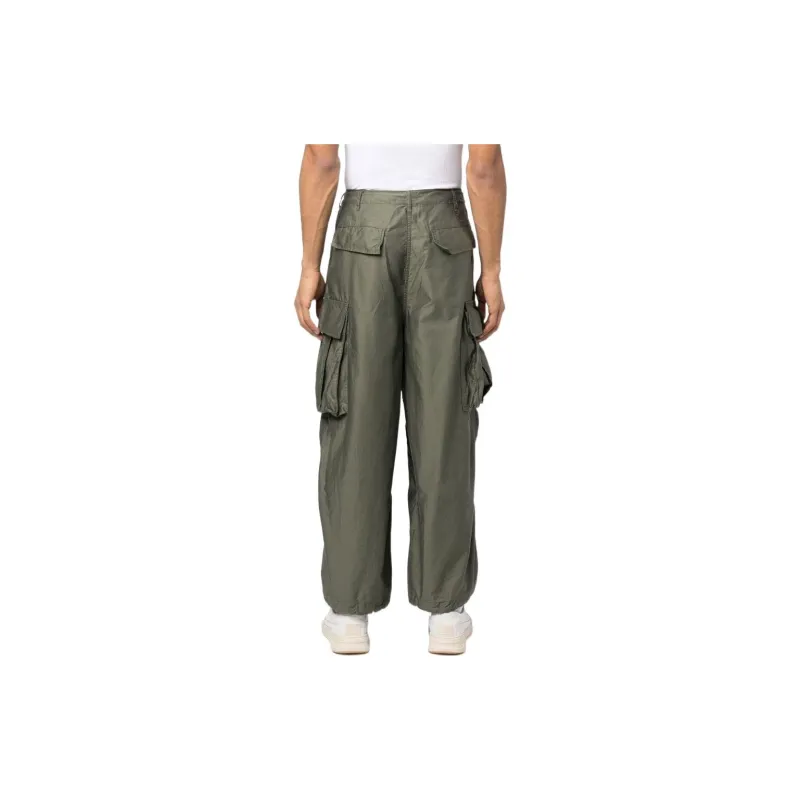Needles Cargo Pants Men Green-2