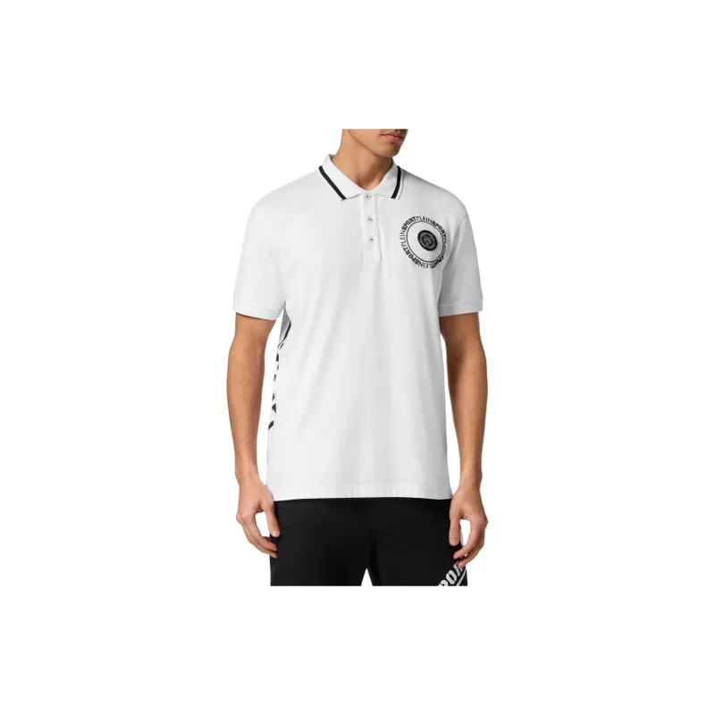 PLEIN SPORT SS24 Polo Shirt Men's White-2