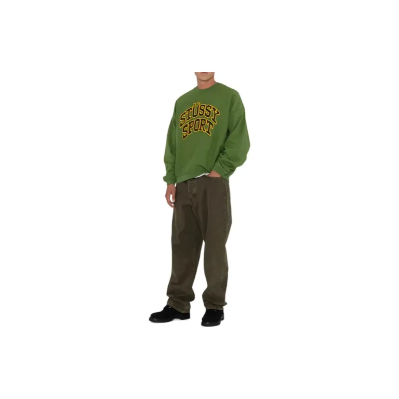 Stussy Sport Relaxed Oversized Crew-2