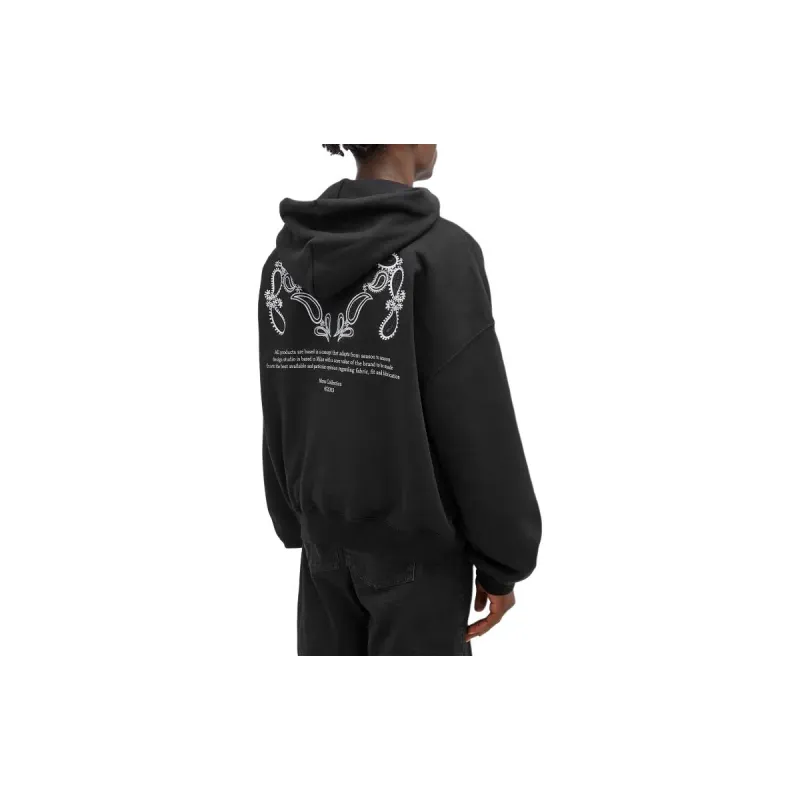 OFF WHITE Bandana Drawstring Hoodie-3