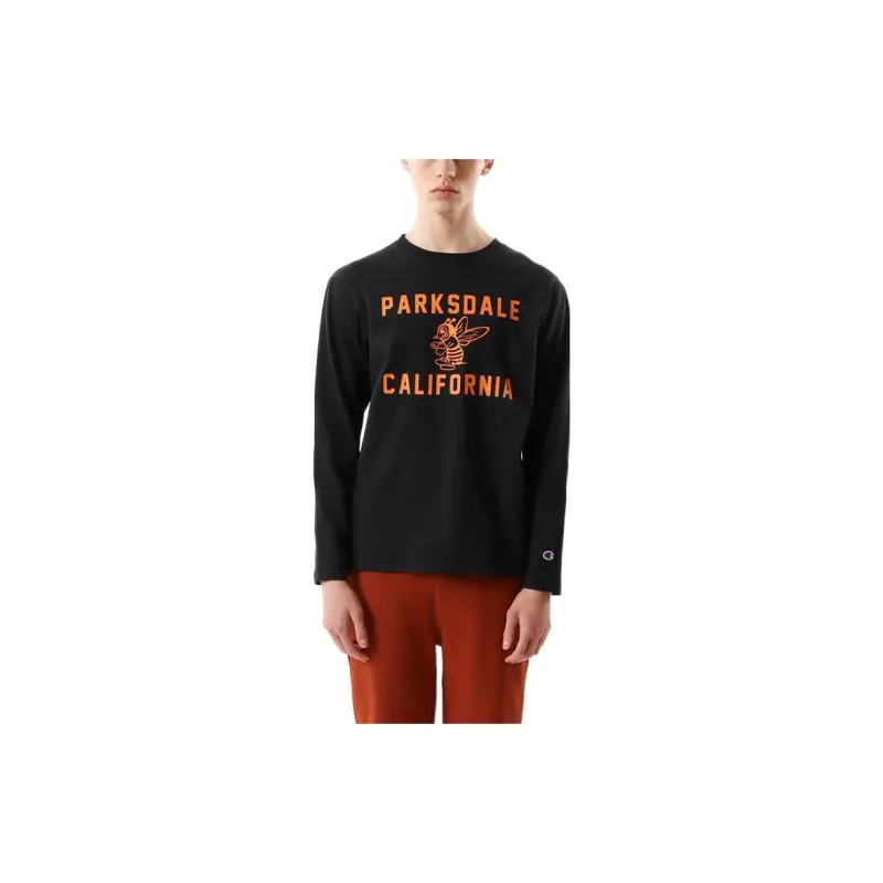 Champion Long Sleeved T Shirt Men's-5