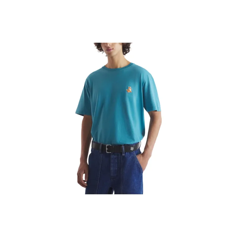 Maison Kitsune Speedy Fox Patch Comfort T Shirt-3