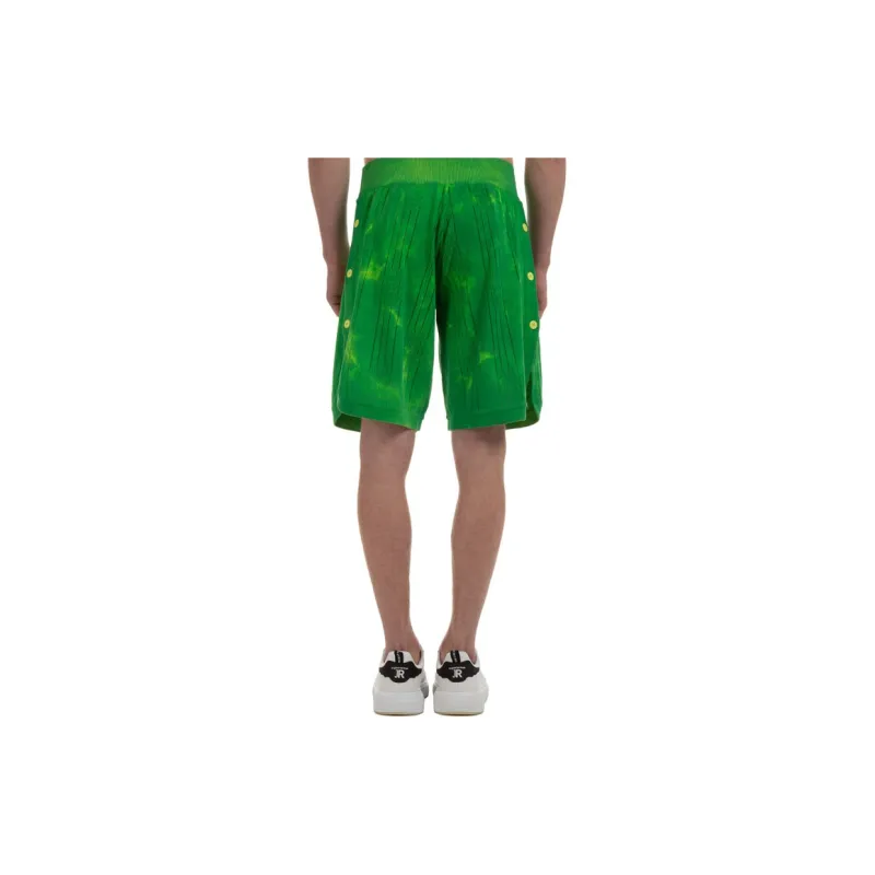 GCDS Casual Shorts Men Green-3