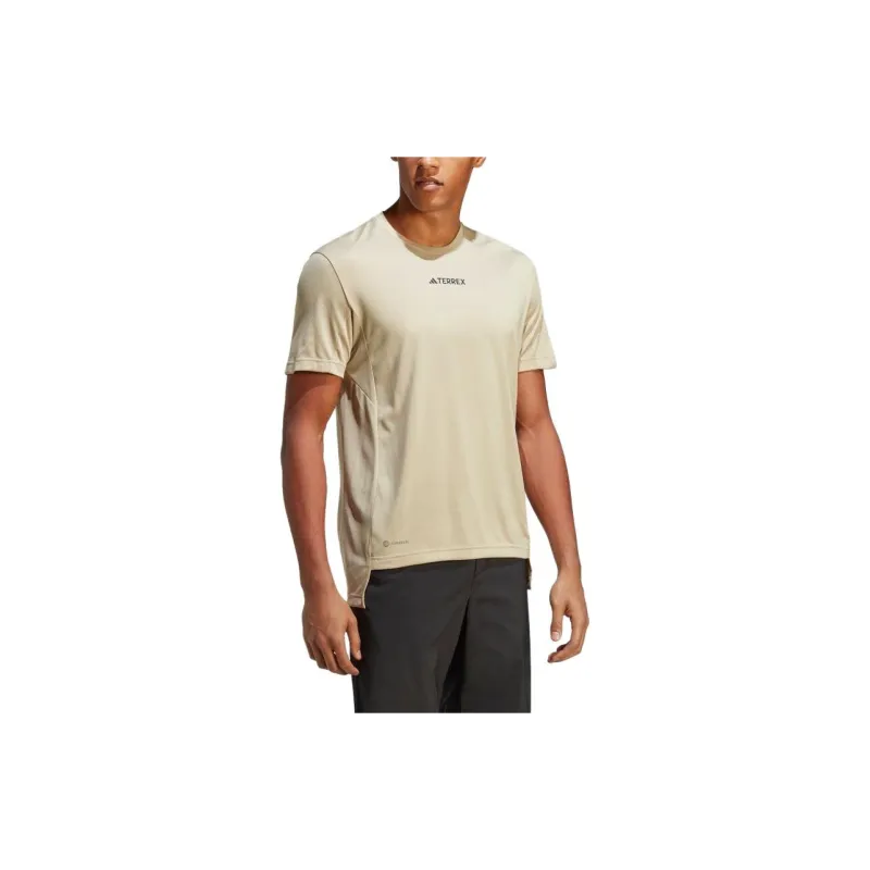 Adidas Terre T Shirt Men's Beige-3