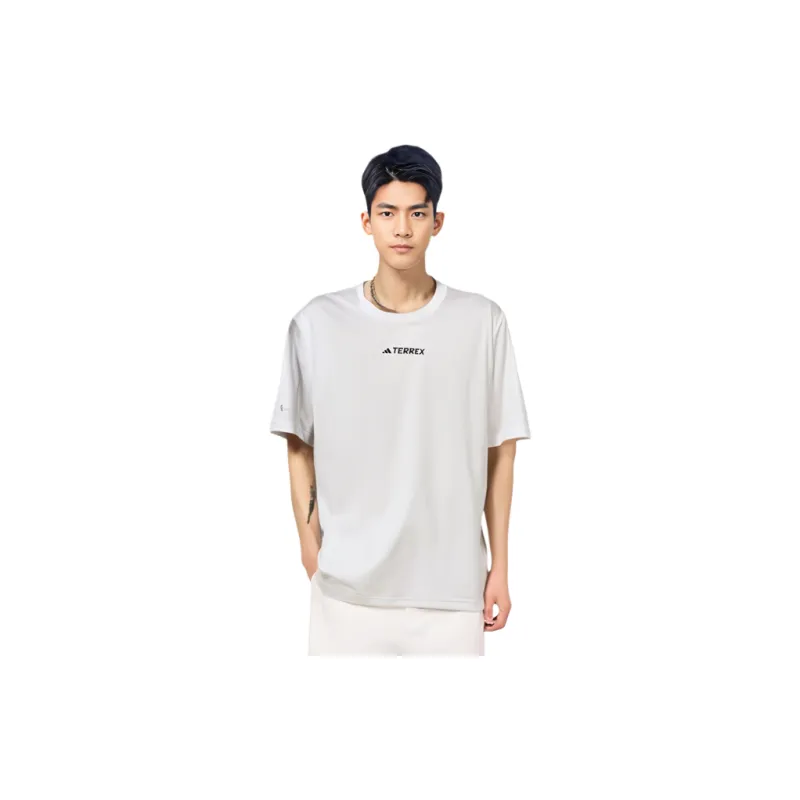 Adidas T Shirts Men White-4